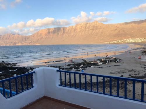 Playa de Caleta de Famara in Teguise, Spain