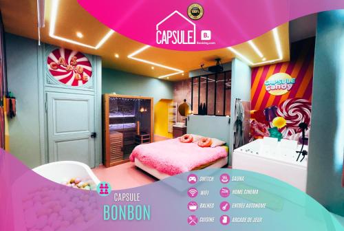 Capsule Bonbon Balneo Sauna Billard Nintendo Switch in Douai, France