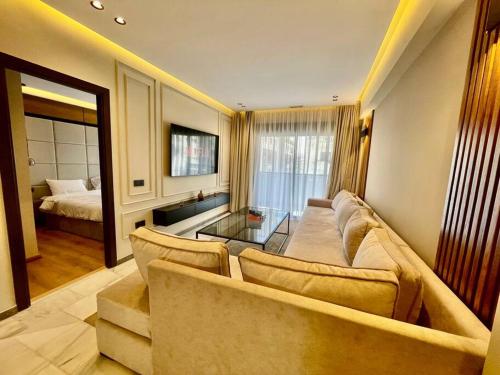 Golden Sand Apartment Terrace & OceanView 2BD — 4-Star Luxury Hotel in Tangier, Morocco
