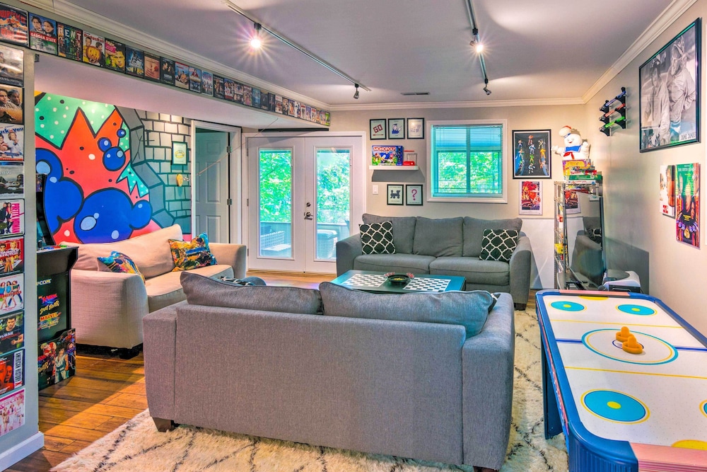 Mtn View Gem in Lake Lure with Game Room and Fire Pit - photo 11