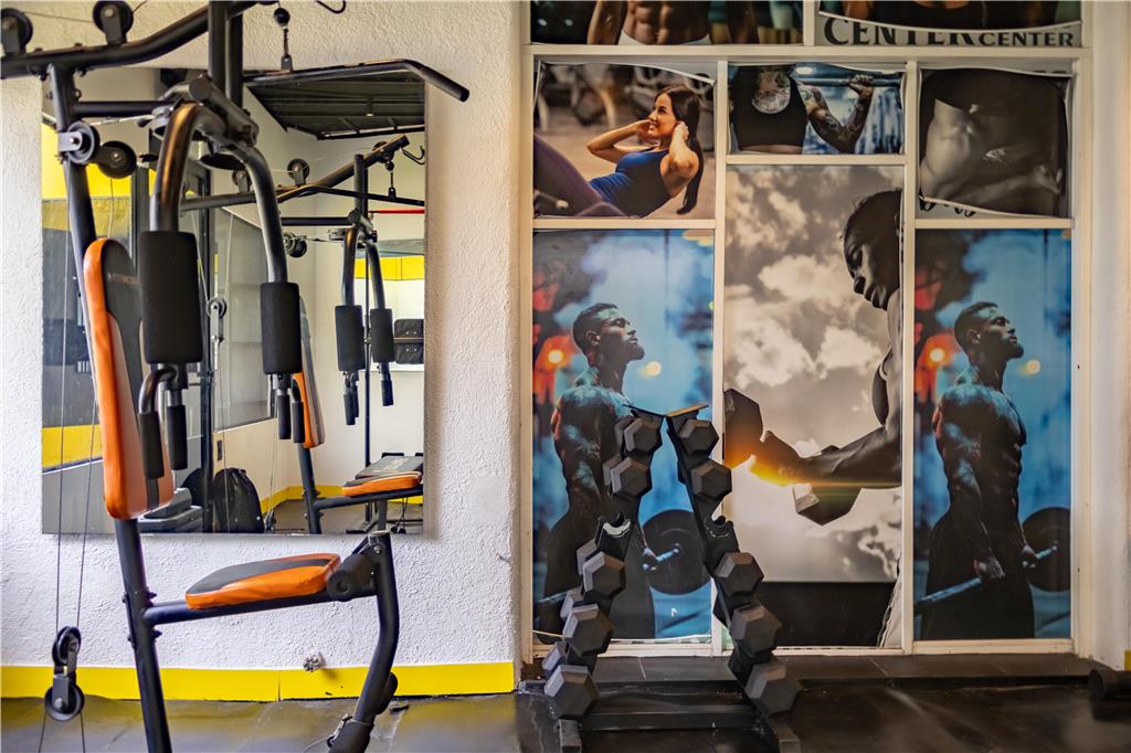 Don't miss your exercise routine with our complete structure!