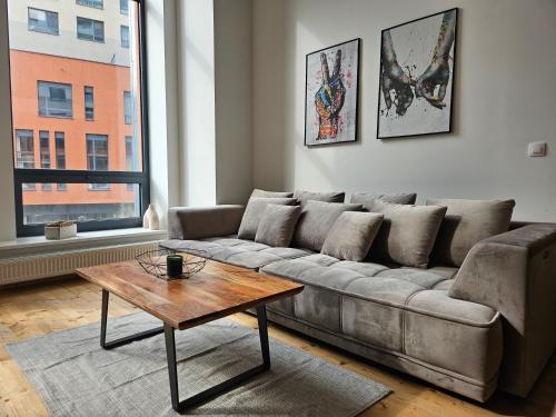 spacious modern LOFT 2 bedrooms 95m2 free parking — 4-Star Luxury Hotel in Bratislava, Slovakia