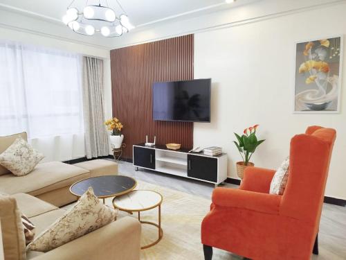 Executive living two bedroom apartment with fully equipped gym swimming pool children playing ground and a relaxing rooftop with amazing scenic city views
