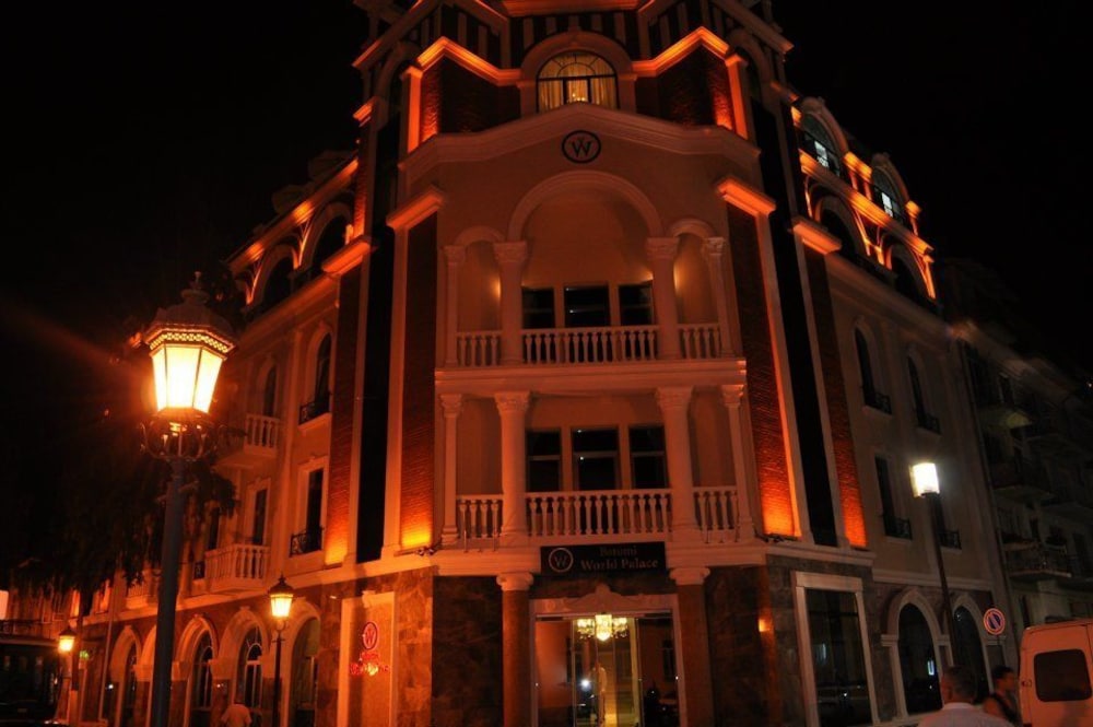 Hotel Front - Evening/Night