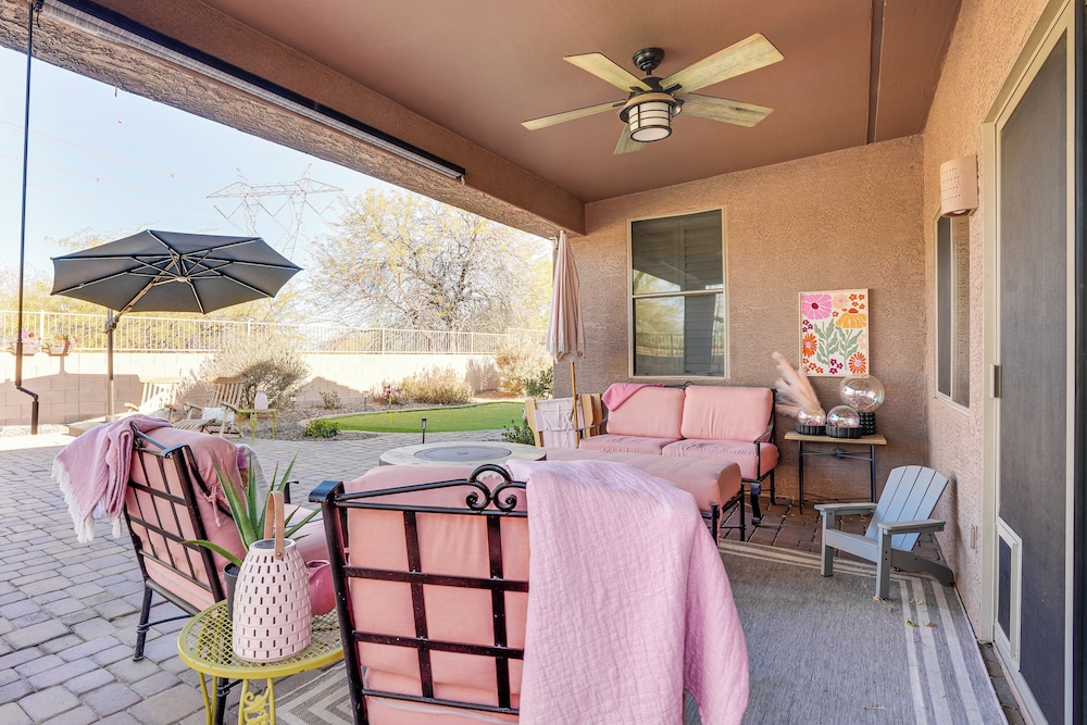 Family Friendly Goodyear Oasis Fire Table Pool — Goodyear