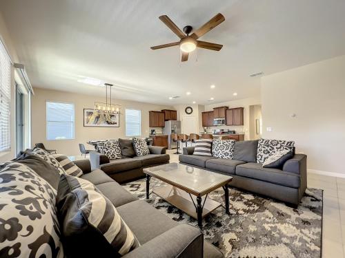 Solterra Resort Davenport FL Clubhouse Area 7 Bedroom 6 Bath Home with Private Pool Spa Lazy River 20 min from Disney - photo 46