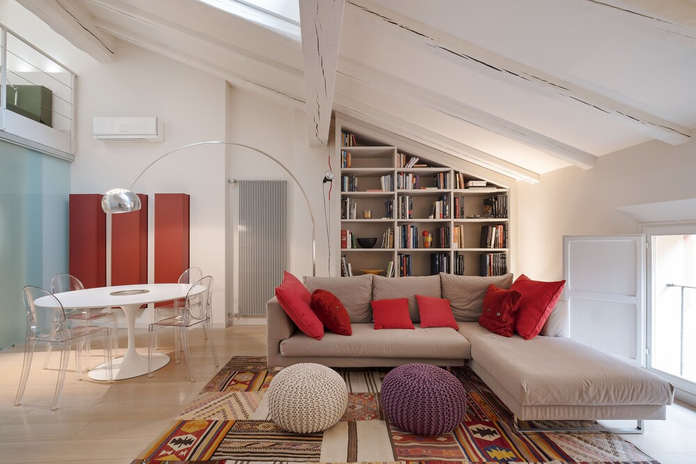 In the Shadow of the Two Towers in Bologna, Italy