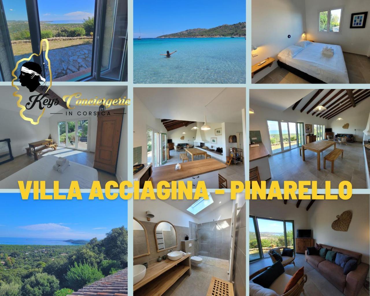 Villa Acciagina 10 Pers Piscine Vue Mer Pinarello Climatisee — 4-Star Luxury Hotel in Zonza, France