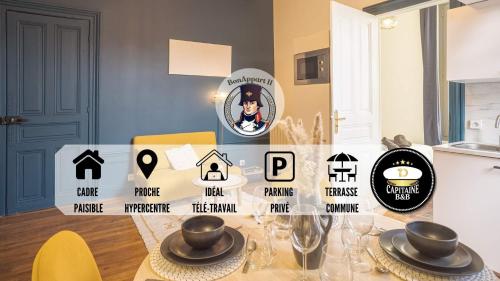 Bonappart 11 Charme Napoleonien & Confort in Troyes, France