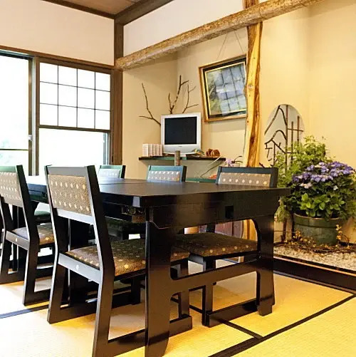 An inn along a clear stream Tamura in Maebashi, Japan