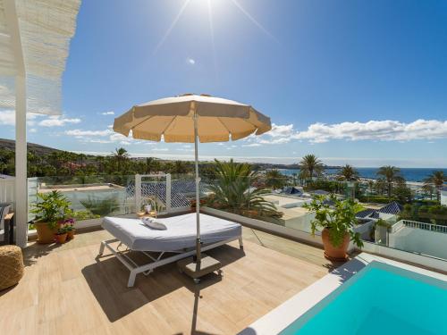 Pasitoblanco Porto Mare 7 Seaview Villa private heated pool — 4-Star Luxury Hotel in Maspalomas, Spain
