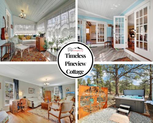 Timeless Pineview Cottage Hot Tub & Pet Friendly — 4-Star Luxury Hotel in Pine, United States