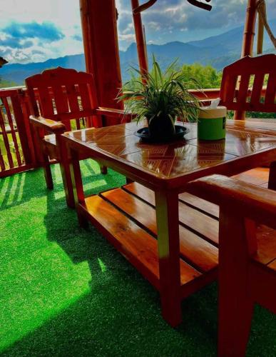 Rakkhao inthanon River sunset view in Chom Thong, Thailand