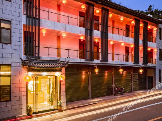 Bamboo house in Shangjie, People's Republic of China