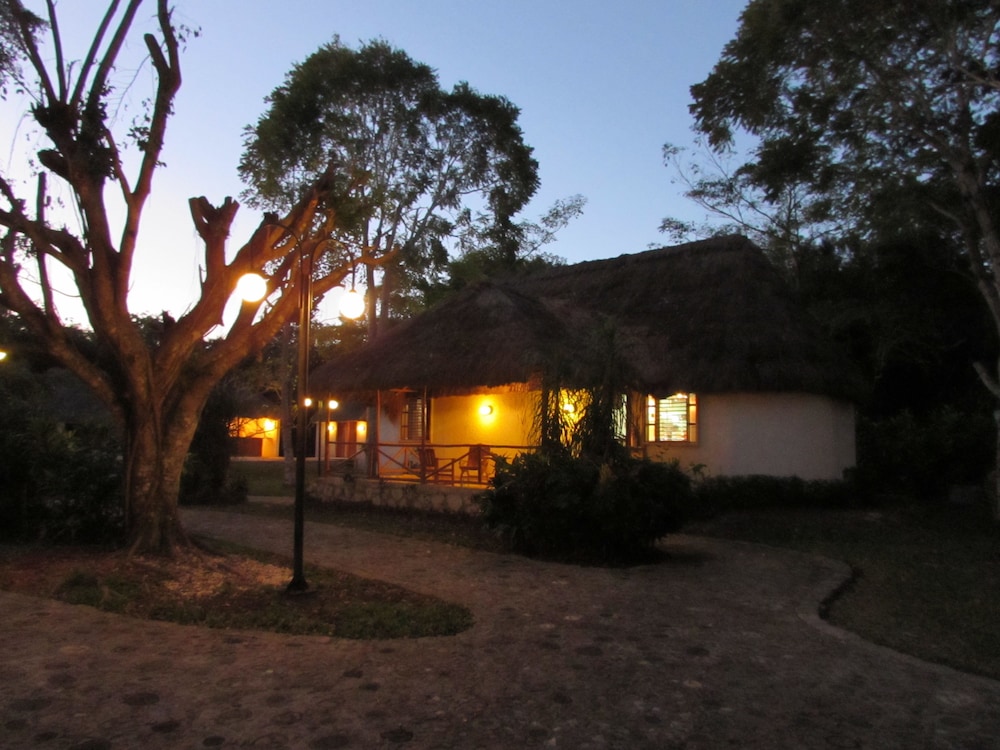Front of property - evening/night