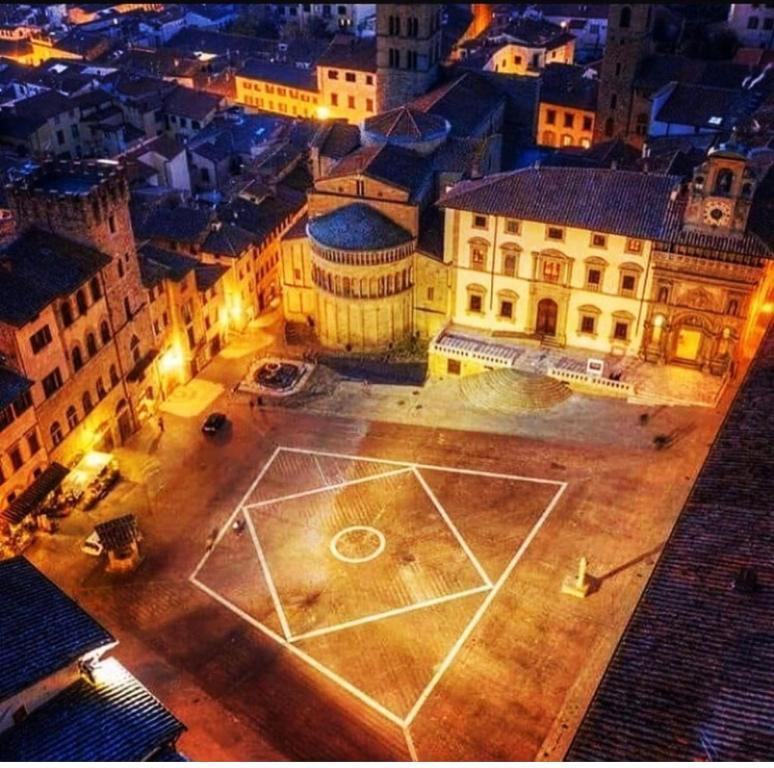 La Torre di Borgunto Piazza Grande in Arezzo, Italy