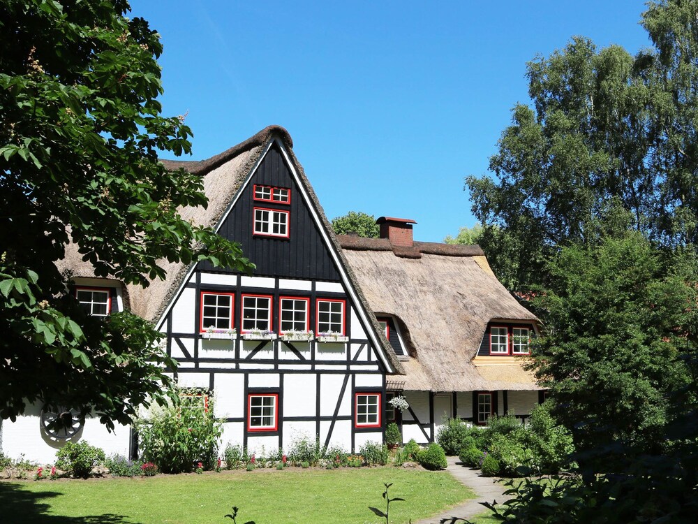 Reetdachhaus nahe der Ostsee mit Sauna und Garten — 4-Star Luxury Hotel in Albersdorf, Germany