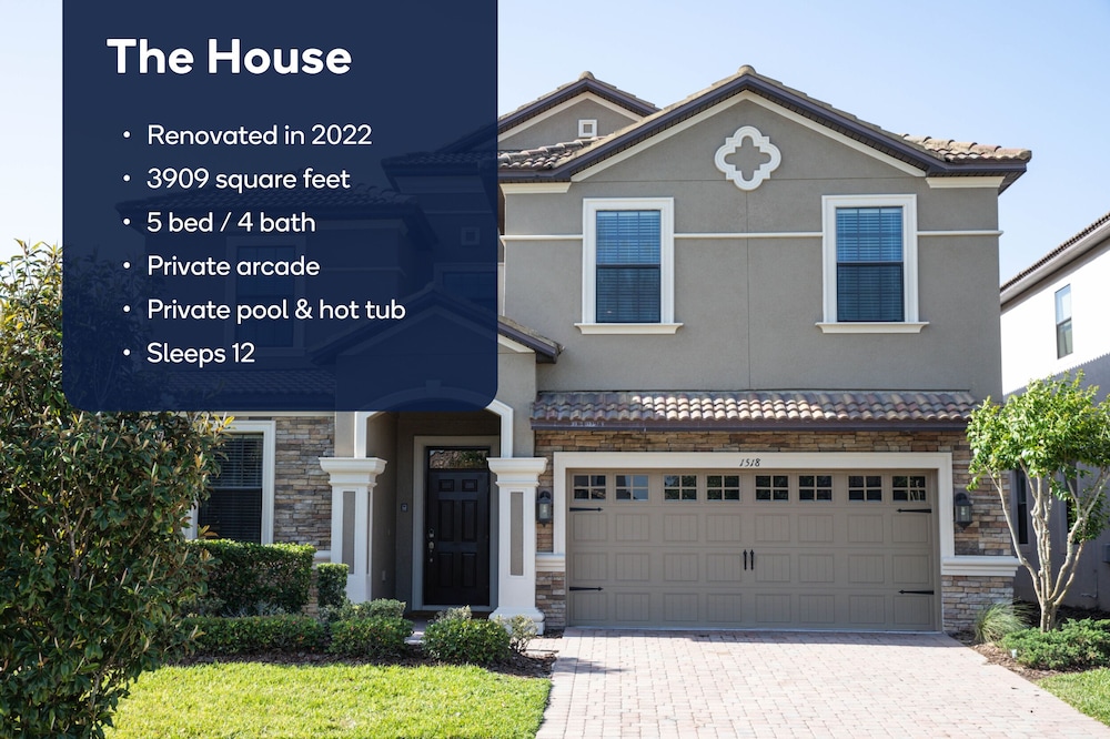 Orlando Resort Retreat Fun filled Family Haven 5 Bedroom Home - photo 37