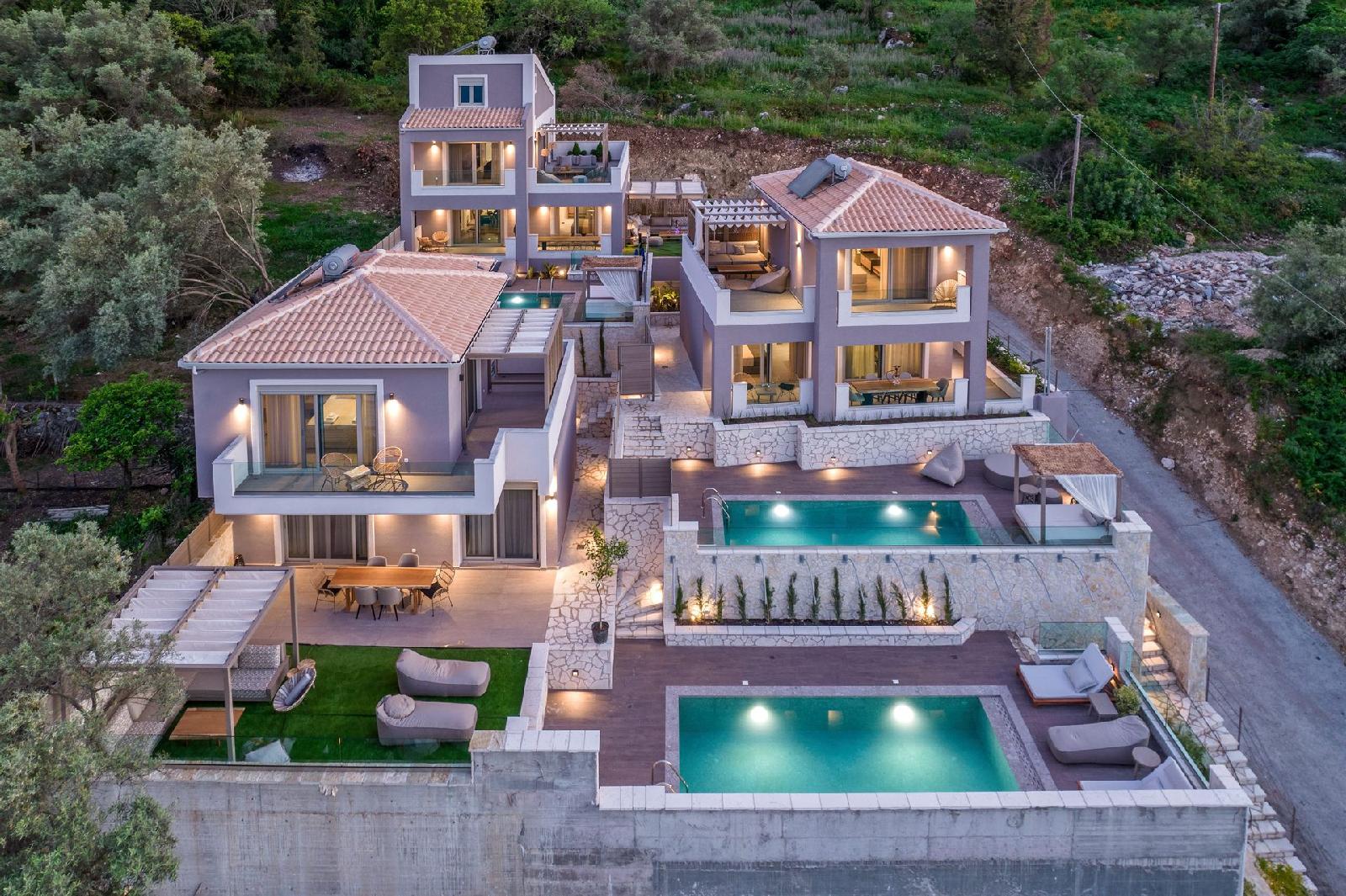 White Rock Villas Lefkada Exclusive Villa With Private Pool — 4-Star Luxury Hotel in Lefkada, Greece