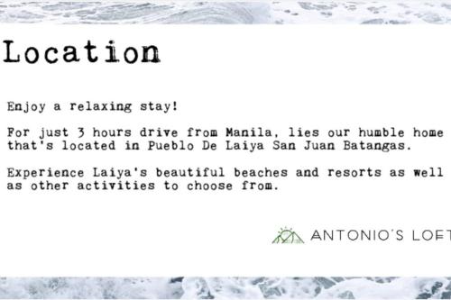 Antonios Loft Laiya Batangas — Laiya — photo 3