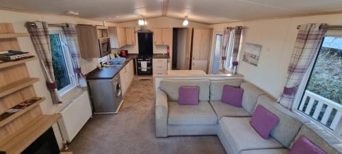 Holiday Caravan at Beauport in Hastings, United Kingdom