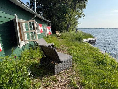 The Historical Trick Hut in the middle of the Lake in Vinkeveen, Netherlands