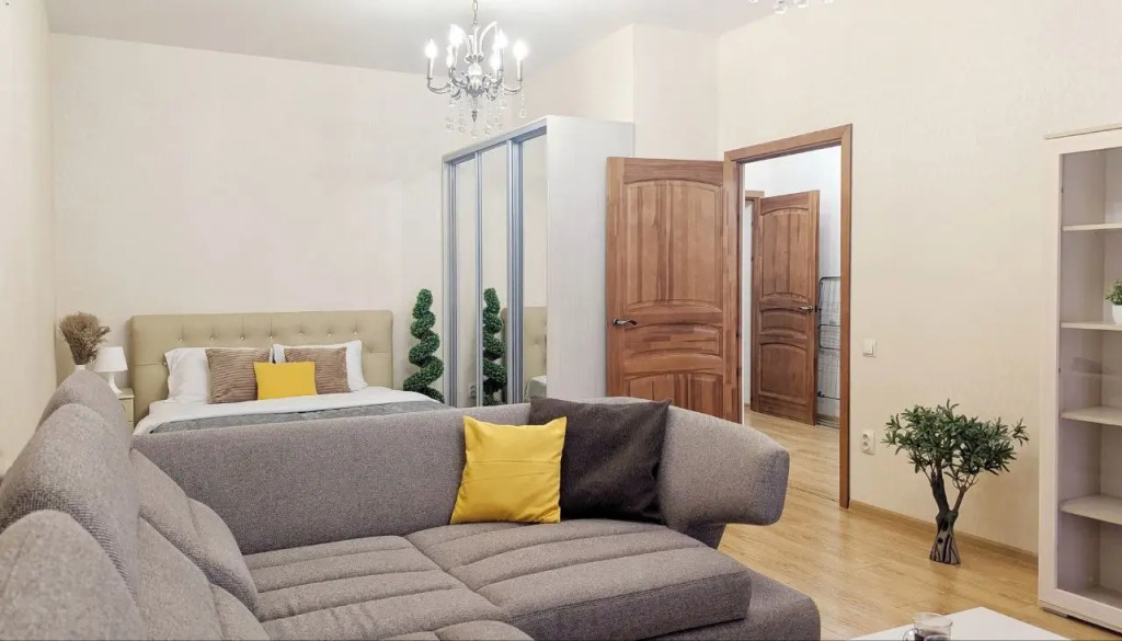 Flat S Balconom V Kurortnoi Zone in Yessentuki, Russia