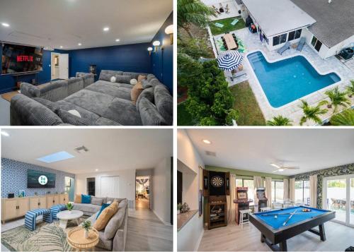 Epic Yard Pool Movie Theater Arcade Games in Seminole, United States