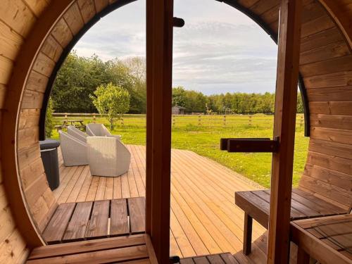 Luxury Barn with sauna near York welcoming families friends groups