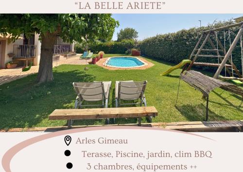 La belle Ariete Arles Piscine in Arles, France