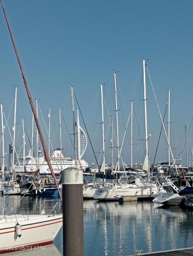 Beautiful Marina Apartment with private garden flexible bedrooms with zip & link beds — 4-Star Luxury Hotel in Gosport, United Kingdom