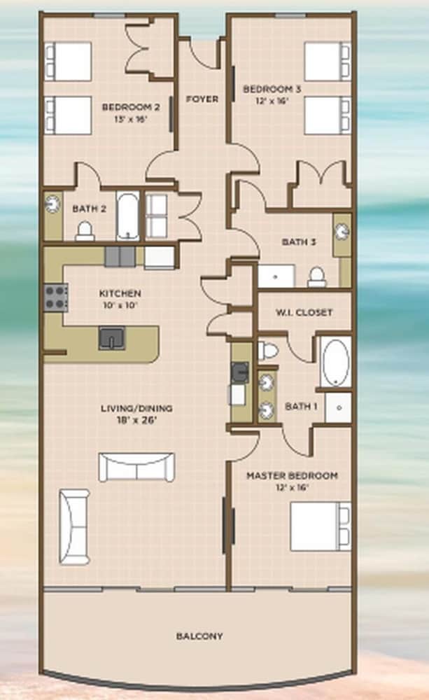 Phoenix Gulf Towers 2207 3 Bedroom Condo - photo 94