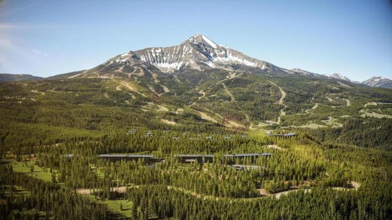 One&Only Moonlight Basin - carbon neutral hotel in Big Sky