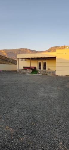 Sunset view hill jabal shams in Unknown City, Oman