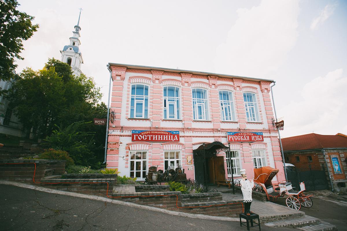 Russkaya izba in Kineshma, Russia