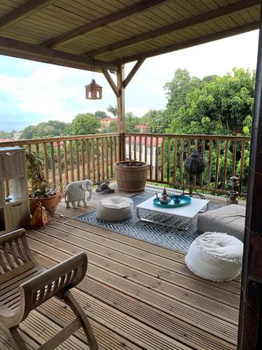 Maison vue sur la mer Jardin d Orient — 4-Star Luxury Hotel in Saint-Claude, Guadeloupe
