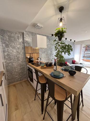 T2 Lumineux L’ Edelweiss Pied du Telecabine Prorel Avec Garage Prive Et Sauna in Briancon, France