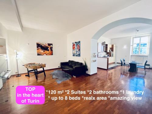 Prestigioso 120mq TOP in centro — 4-Star Luxury Hotel in Turin, Italy
