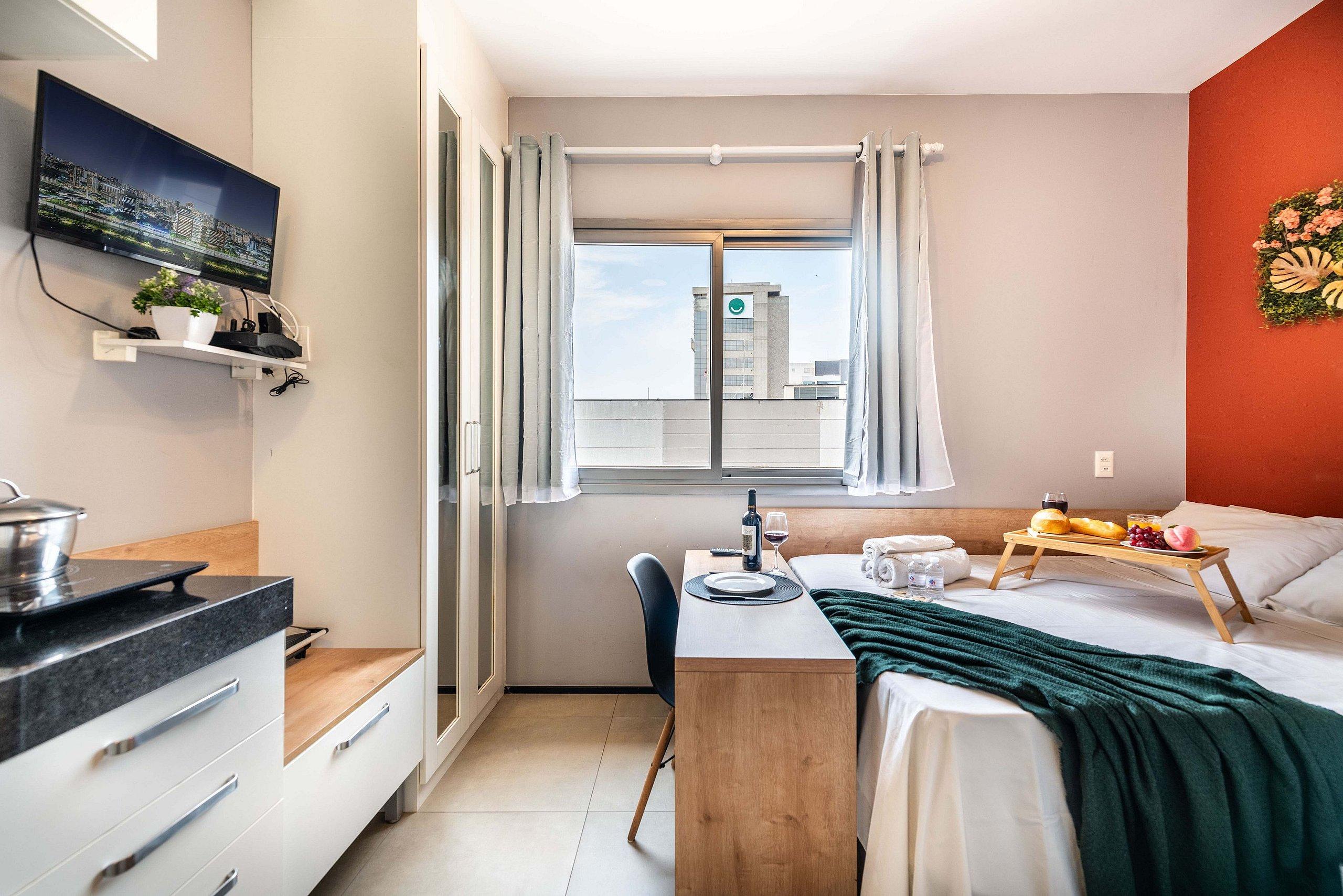 VO16 Studio charmoso com vaga ao lado do metrô. — 4-Star Luxury Hotel in Sao Paulo, Brasil