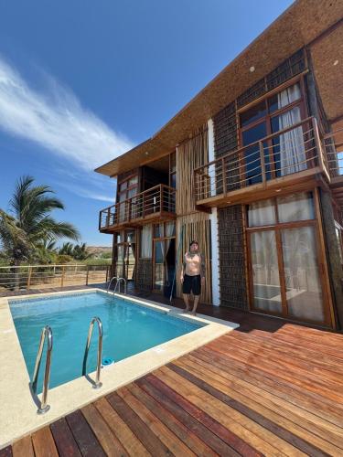 Beach house ballena Tower in Unknown City, Peru