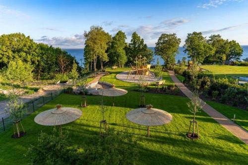Haffhaus 1 in Garz mit Blick auf das Haff — 4-Star Luxury Hotel in Garz, Germany