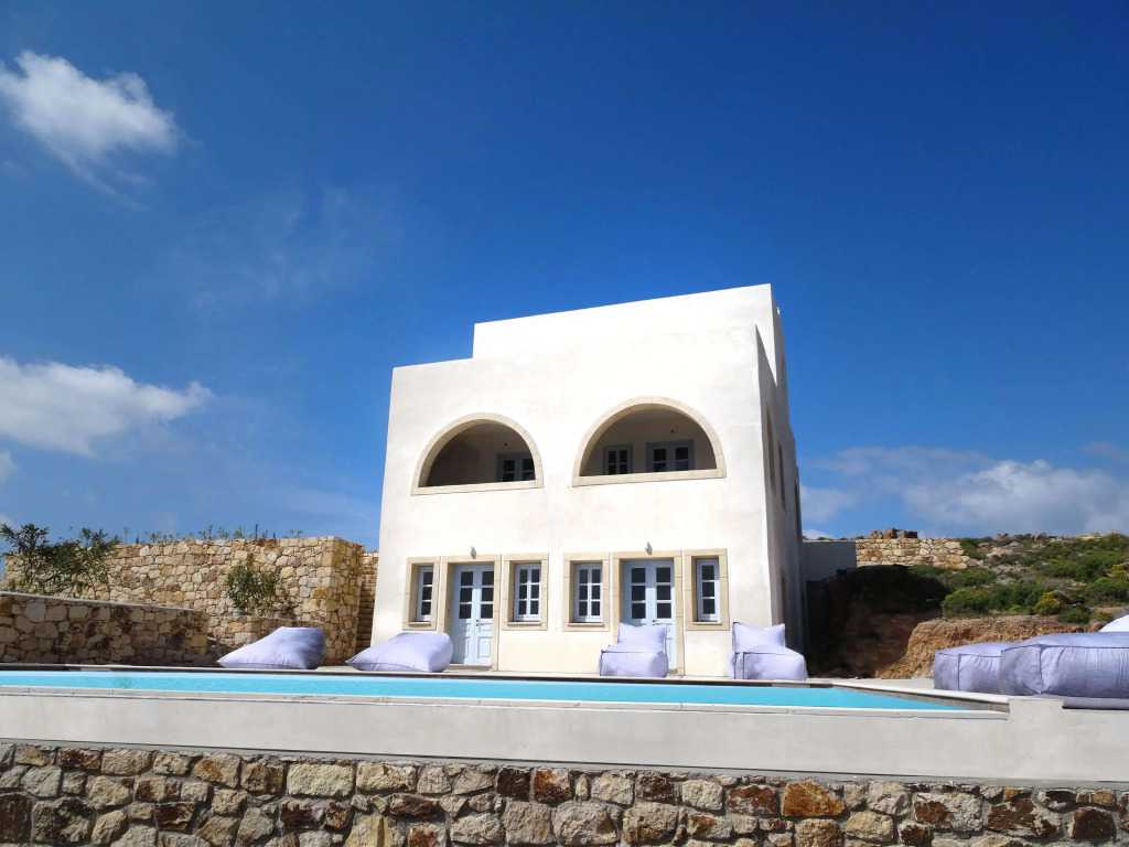 Slow Luxury Patmos Hideaway Villas Sophia Tatyana and Leda with panorama and pool — 4-Star Luxury Hotel in Patmos, Greece