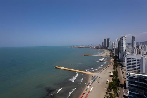 Laurdhomes Lujoso Apto Piso 28 frente al mar 2BTH — 4-Star Luxury Hotel in Cartagena, Colombia