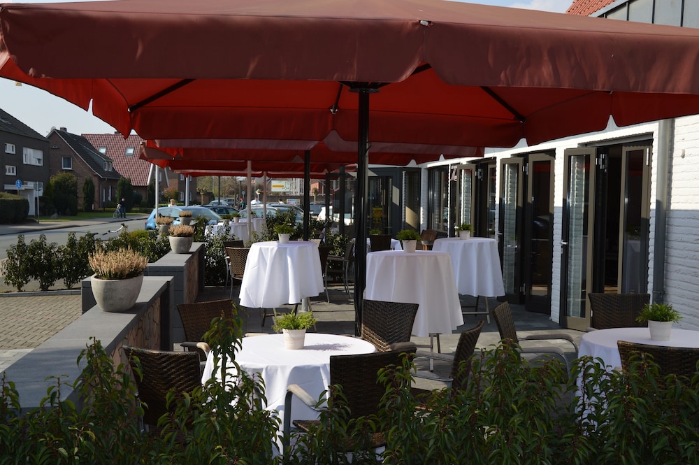 Outdoor wedding area