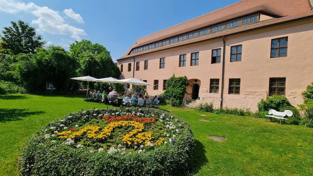 Outdoor wedding area
