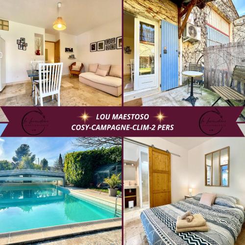 Lou Maestoso Cosy Campagne Clim 2 Personnes — Lancon Provence
