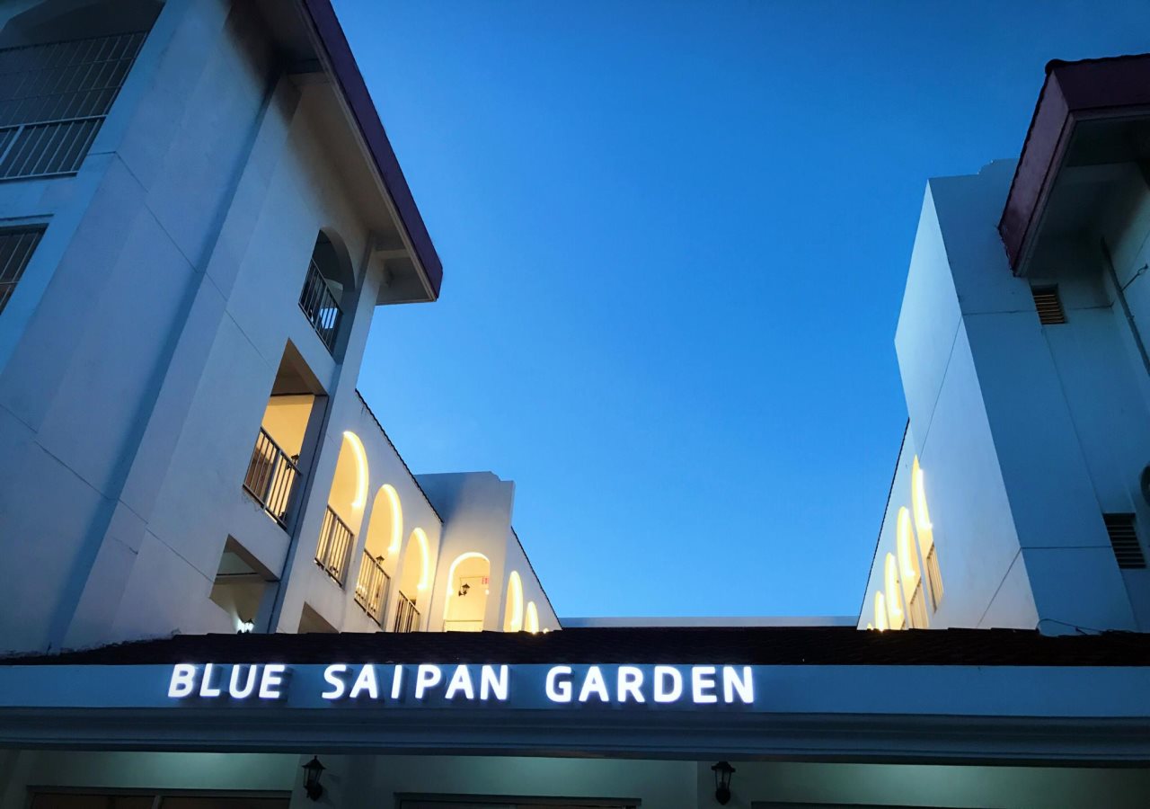 Blue Saipan Garden in Saipan, Northern Mariana Islands