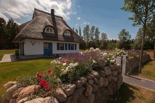 Forsthaus exclusives 5 Sterne Reetdachhaus für 6 Personen in Fuhlendorf — carbon neutral stay, Zingst