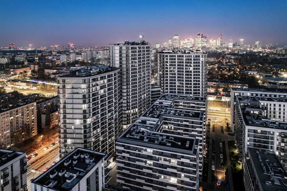 Exclusive Studio on Kasprzaka Street Warsaw Tower Bliska Wola in Warsaw, Poland