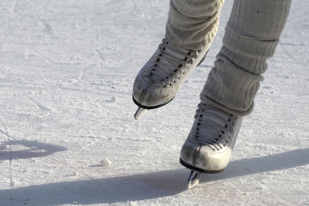 Ice skating